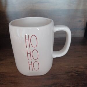 Rae Dunn HO HO HO Christmas Holiday Festive Gift Coffee Mug Cup